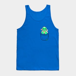 Pocket Cute Turtle Tank Top